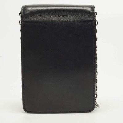 ブラックレザーバッグ Kのロゴ付き Kenzo K Logo Black Leather Phone Crossbody Bag | eBay