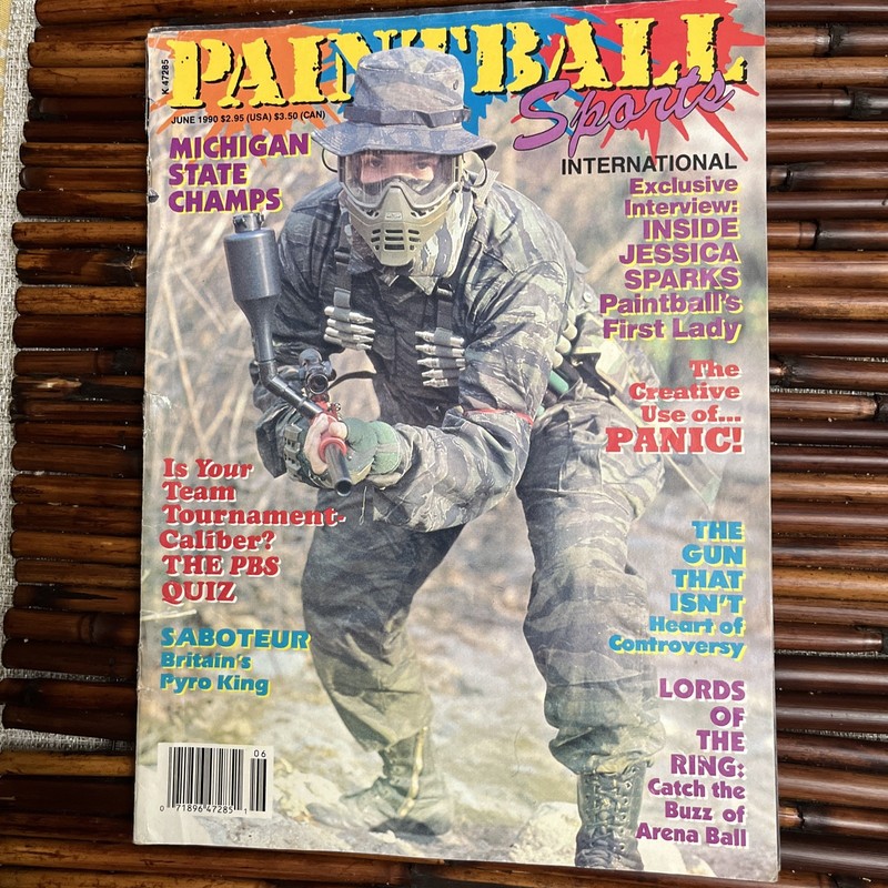 Paintball Sports June 1990 Vol 2 No. 11 Super Rare