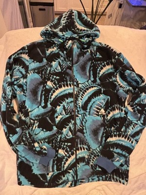 Nike Kyrie Fly Trap Fleece Hoodie Zip Mens Medium Tall DQ6115-407 Marina Blue