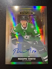 2021-22 Upper Deck Stature Roope Hintz Dallas Stars Autographs (#28)