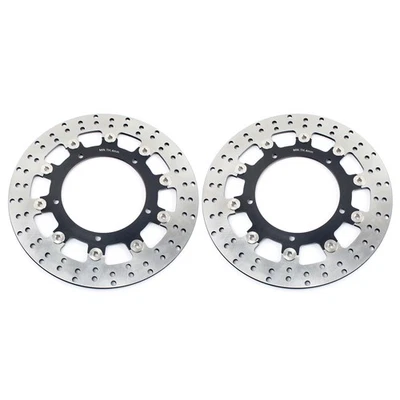 YZF-R6 pour Yamaha FZ6 600 XJ6 MT-03 MT-09 XSR 900 ABS 2x Disques de frein Avant - Photo 1/4