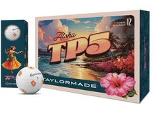 New TaylorMade TP5 Pix Island Time Golf Balls  (1) Dozen ( Limited Release )