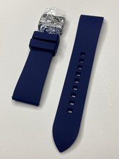 22mm Invicta Silicone Rubber Watch Strap- Navy Blue