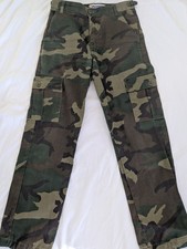 Woodland Military Camo Pants Size 16 Youth Propper