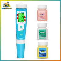 Ph MessgeräT Digital 7 In 1 FüR Pool Chlor Salz Orp Tds Ec Temperatur Tester