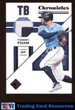 2019 Panini Chronicles #CS-TP Tommy Pham Chronicles Swatches Red #/10