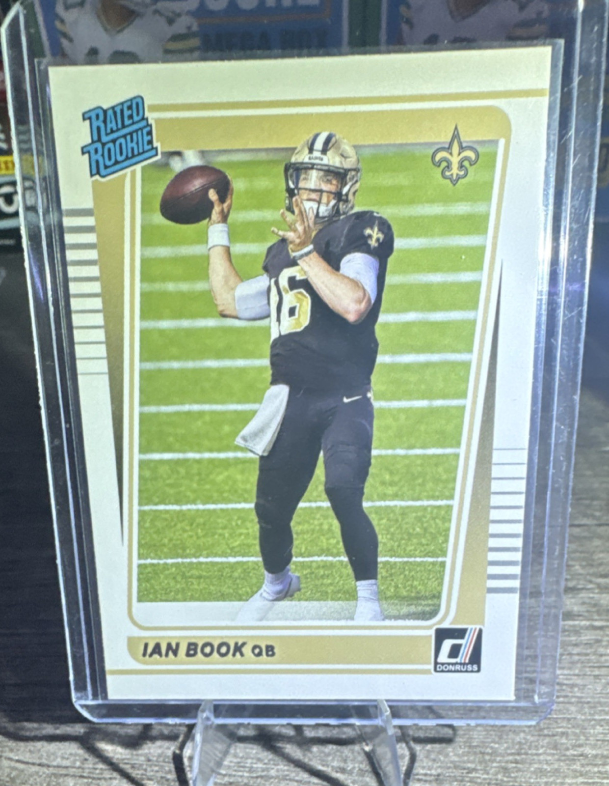 Panini 2021 Donruss Rated Rookie - Ian Book New Orleans Saints #269 (RC)