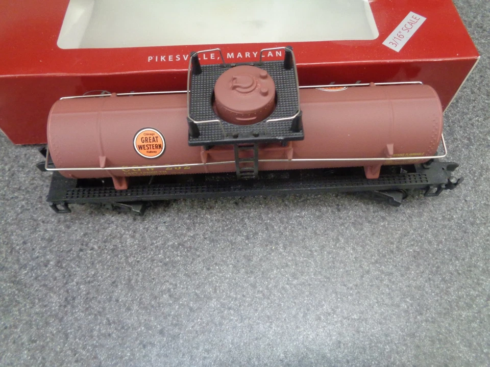 Pikesville Models S Gauge Great Western Tank Car #CGW 252  2013, New In Orig Box - Image 3 of 4