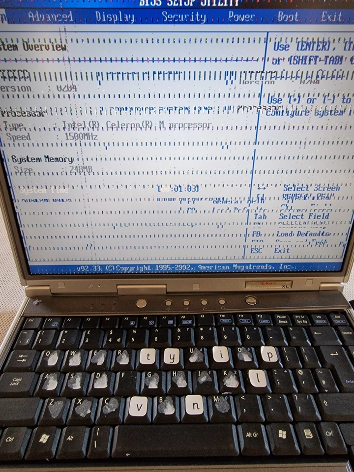 Ergo MicroLite XL M2400N Laptop 14.1" 256MB  Intel Celeron faulty for parts  - Image 2 of 4