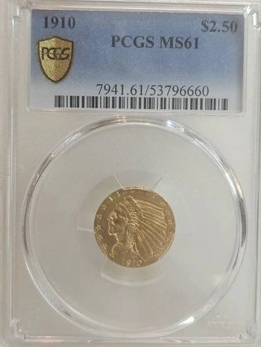 1910 Indian Head Gold — photo from the most recent tracked eBay sale