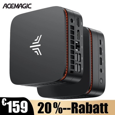 NiPoGi P1 Mini PC AΜD Ryzen 4300U W11 Pro 8GB DDR4 RAM 256GB SSD WiFi5 BT4.2