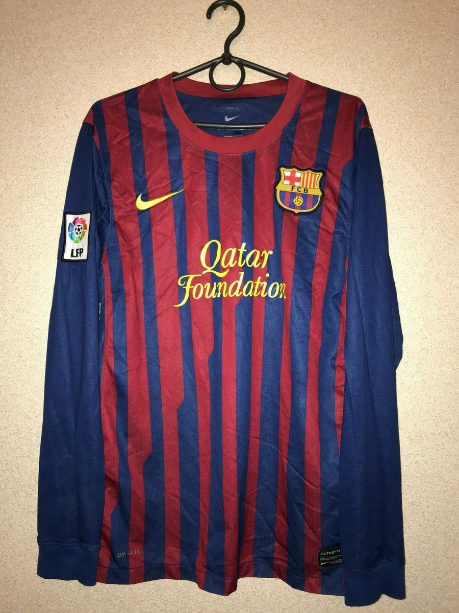Barcelona Home football shirt 2011 - 2012 longsleeve S jersey Nike