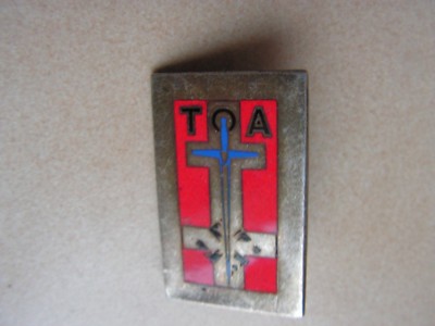  ABZEICHEN t o a drache metra um 1950 ??  ref A