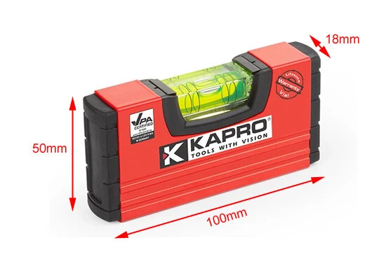 Kapro #246 4-Inch Acrylic Vials Level 100 x 50mm Shockproof End Caps Part Set - Image 2 of 4