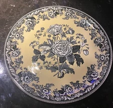 SPODE MADE IN ENGLLAND ARCHIVE COLLECTION ROUND BRITISH FLOWERS-POPPY PLATE