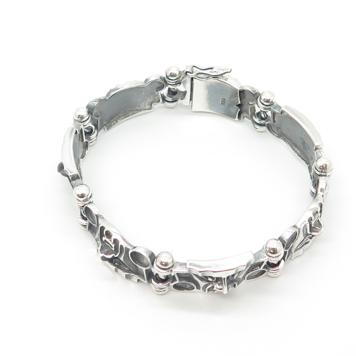 SILVER 925 BRACELET 刻印あり シルバー silver 925 ハードウェア ブレスレット 21cm 刻印あり
