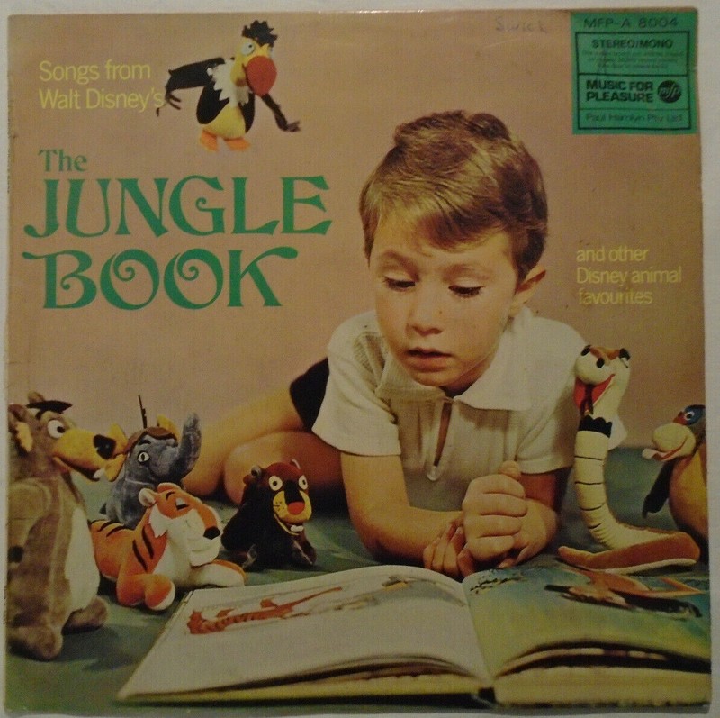 LP Walt Disney Jungle Book & Animal Songs Album Children MFP-A 8004 Australia