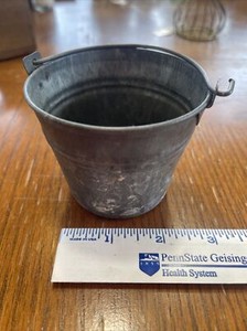 Vintage Small Tin Bucket Child’s Sample