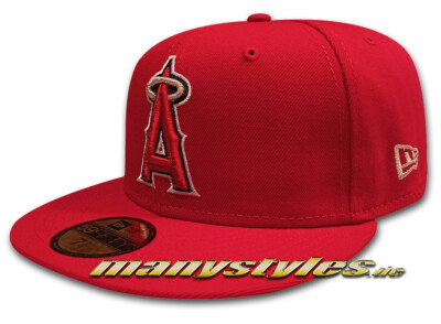 CALIFORNIA ANGELS MLB 59FIFTY Fitted Authentic Performance Cap Baseball