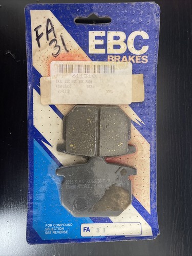 EBC FA31 Organic Brake Pads for 1979-1980 Honda CBX 1000 SUPERSPORT Front