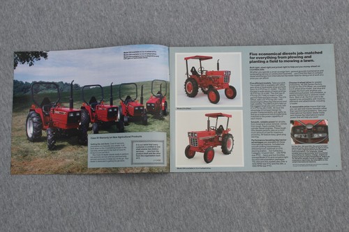 Case-IH 200-series tractors original sales brochure #AD-60107B - Picture 2 of 7
