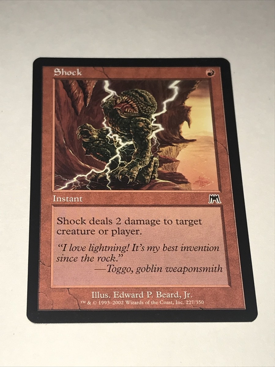 Shock Magic The Gathering Card | eBay