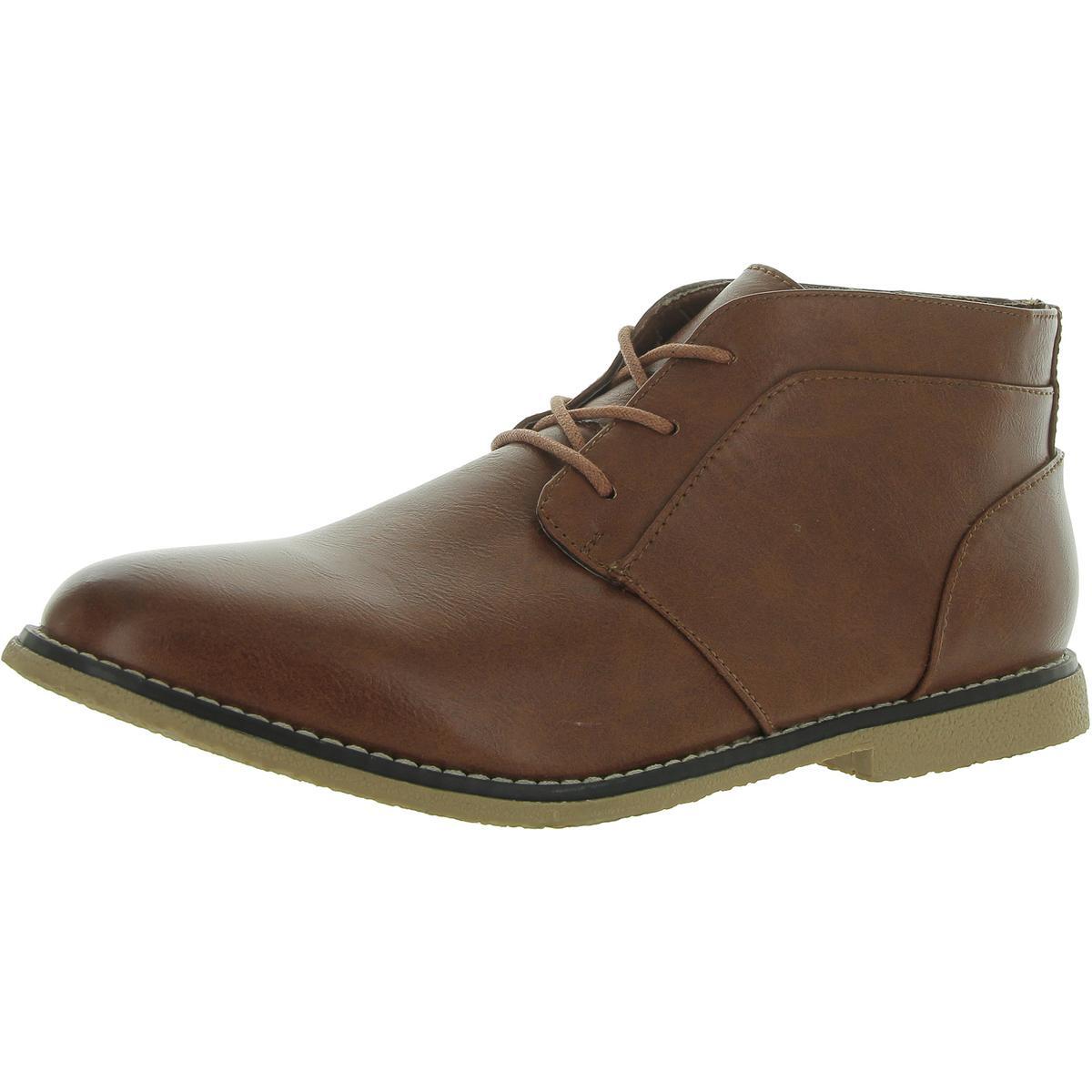 Мужские ботинки London Fog BROADSTREET 2 Brown Chukka Boots 12 среднего размера D BHFO 3648 7490₽