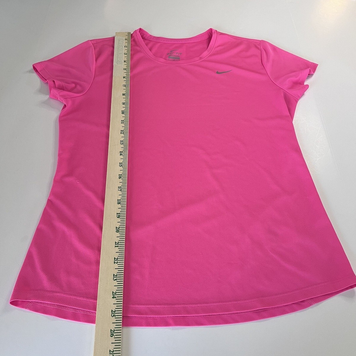 Nike Dri-Fit Active Women's Pink V-Neck T-Shirt Moisture