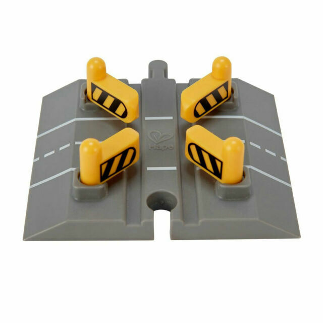 wooden train crossing gate