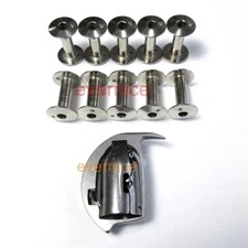 for SINGER 45K ADLER 104 105 SHUTTLE HOOK CLOSED FRAME & 10 Bobbins