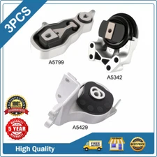 Engine Motor and Transmission Mount Kit For Ford Flex & Taurus 2013-2019 3.5L V6