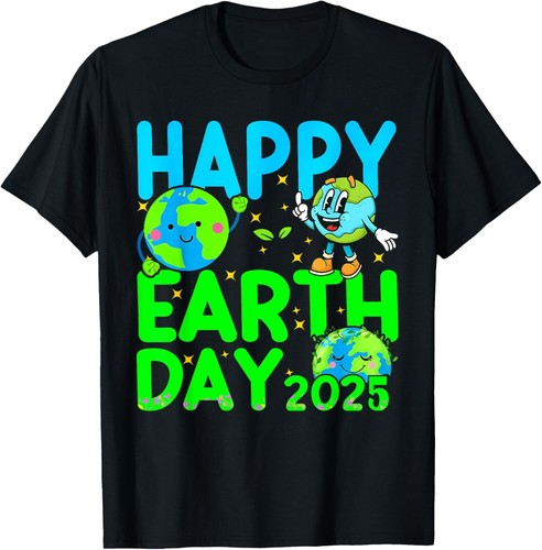 Earth Day Shirt Kids , Women & Men Cute 55th Earth Day 2025 T-Shirt