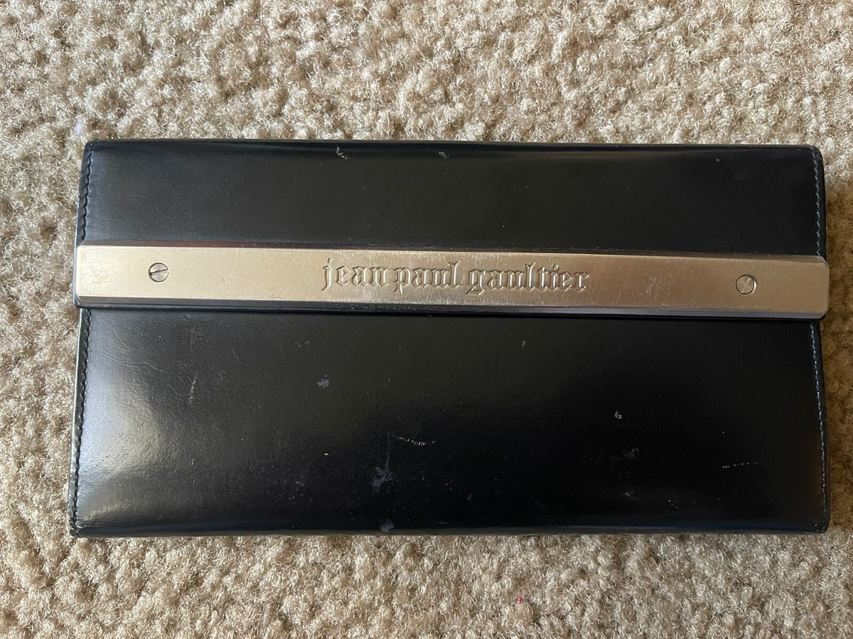 Jean Paul Gaultier Wallet Leather Black | eBay Jean Paul Gaultier Wallet Leather Black | eBay