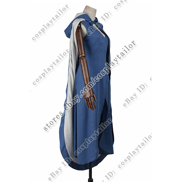 daenerys blue dress costume Glinda Cosplay Costume Sparkling Blue and Purple Gown COSFUN main image 0