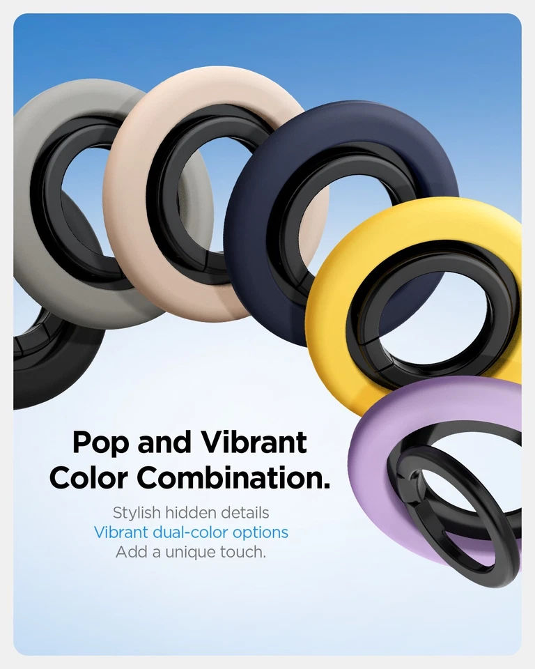 For iPhone 16 Pro Max / 15 / 14 / 13 | Spigen Nano Pop Mag Fit Phone Grip Ring - Image 2 of 4