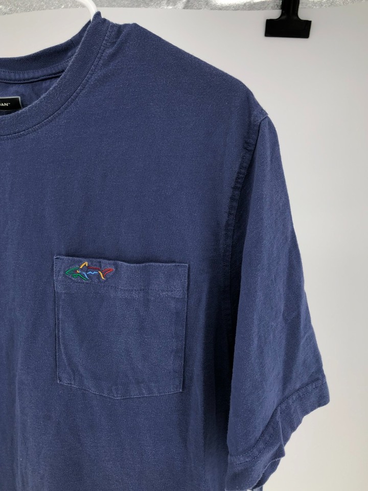 Greg Norman Short Sleeve TShirt Men's Size Large Blue eBay