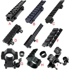 Tactical Scope Mount Dovetail Extend Picatinny Rail Adapter 11mm / 20mm
