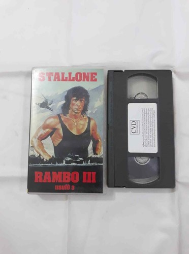 VHS 1988 Rambo 3 VHS Video Tape Sylvester Stallone Rare classic - Picture 7 of 11