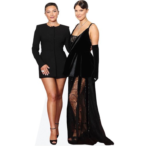 FLORENCE PUGH AND Millie Bobby Brown (Duo 1) Mini découpe célébrités