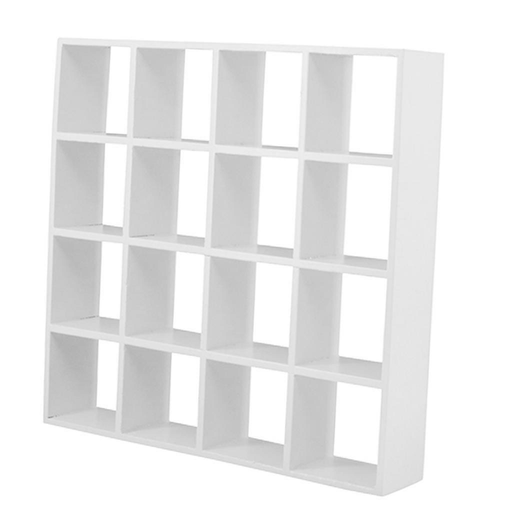 Mini Storage Display Shelf Organizer 1/12 Dollhouse White eBay
