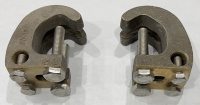  (AN) LOT OF 5 Erico RC100 Heavy Duty Rebar Grounding Clamp