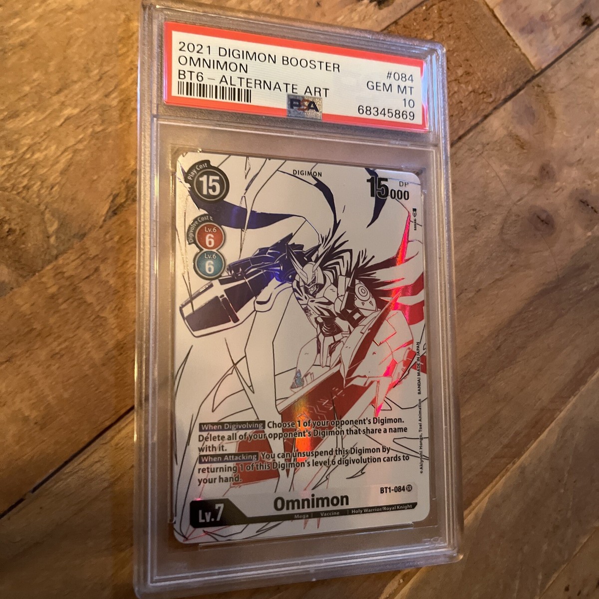 2021 Digimon Booster BT1-084 Alternate Art Ghost Rare