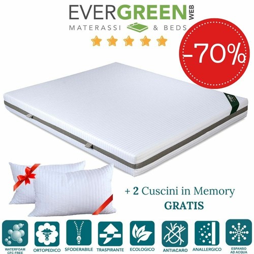 EVERGREENWEB ? Materasso Singolo 85x195 Ergonomico + Cuscino GRATIS ?? - Imagen 34 de 44