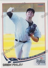 2017 Staten Island Yankees Drew Finley RC Rookie NY