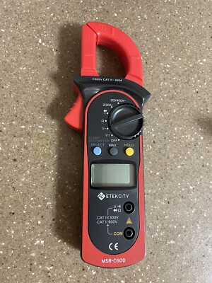 Etekcity MSR-C600 Digital Clamp Meter Multimeter, Auto-Ranging Multimeters AC/DC