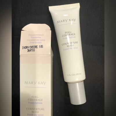 Mary Kay Full Coverage Foundation Ivory 105 NWT