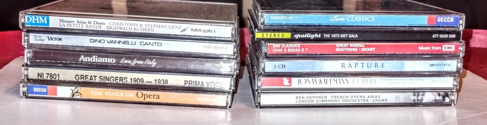 Opera Classical Music Box Set CD Bulk Lot Of 10 Foto 3 de 4