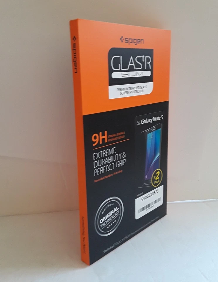 Spigen Samsung Galaxy Note 5 Screen Protector,Tempered Glass 2 Pack  - Image 3 of 4