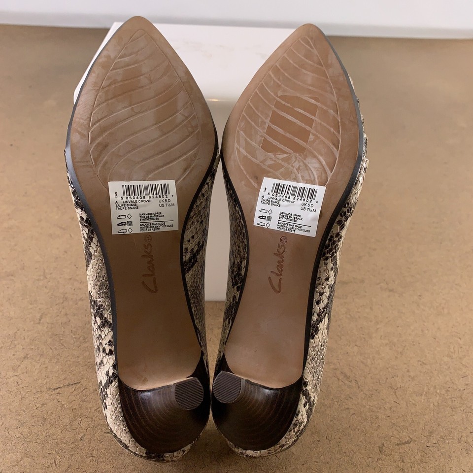 Escarpins Caressa Taille 6.5 M - Couleur Taupe, Neufs Sans Boîte