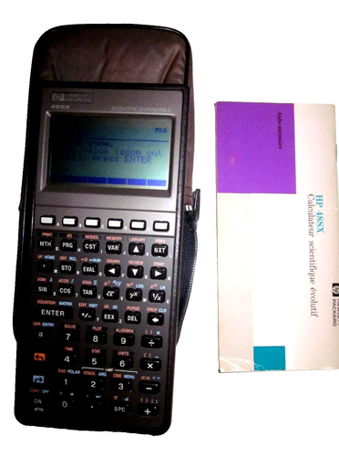 Hewlett Packard HP 48SX ,Calculatrice Scientifique en bon état + notice et Etui - Photo 5/10